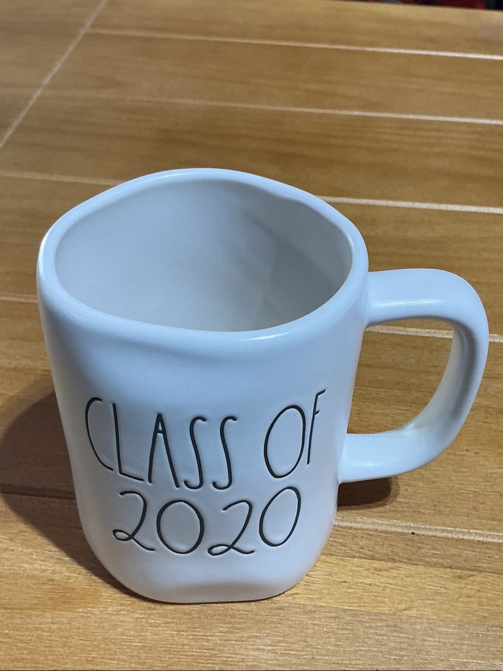 Rae Dunn White 'Class of 2020' Large Ceramic Mug No Chips Cracks or Stains